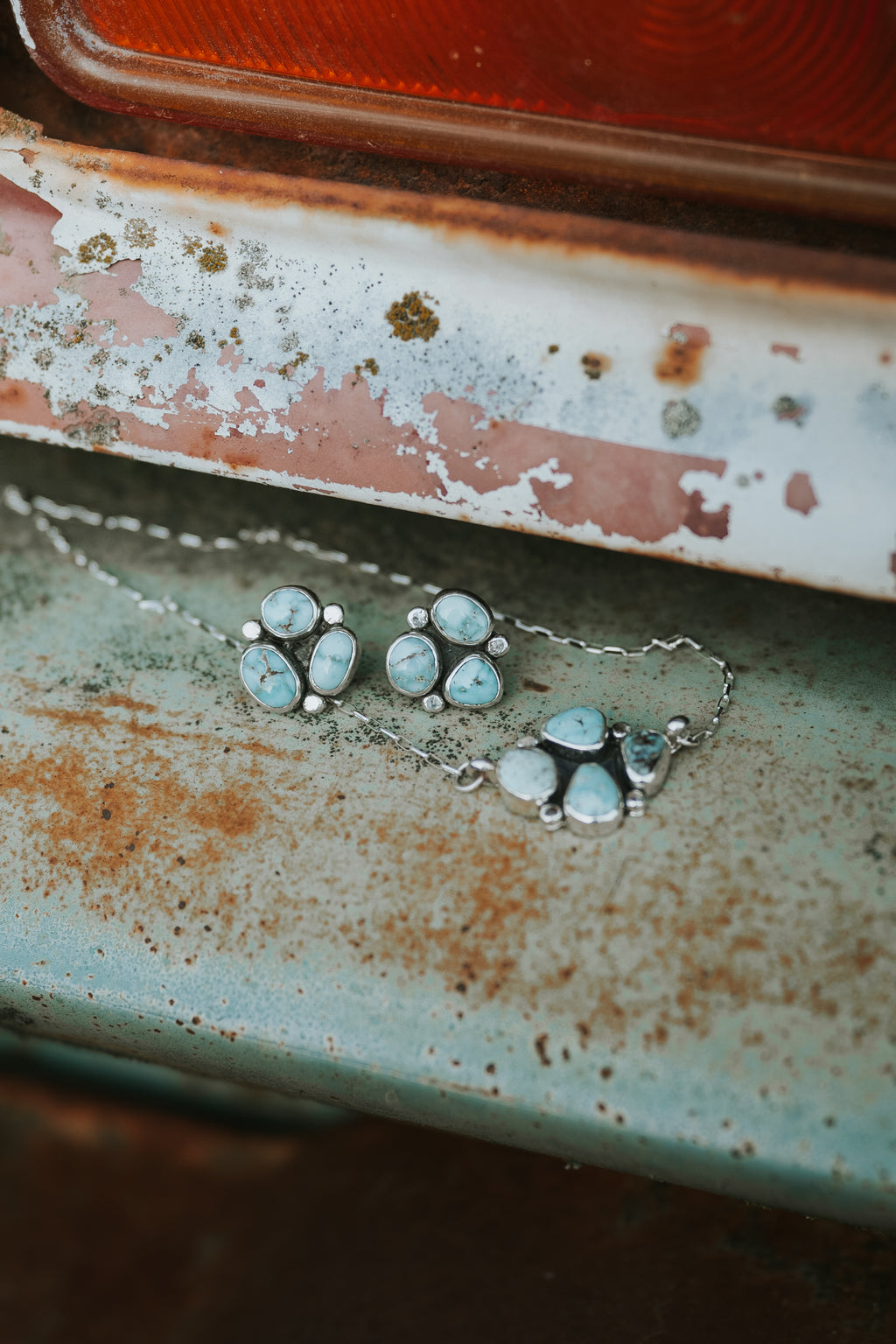 Natural Dry Creek Cluster Necklace