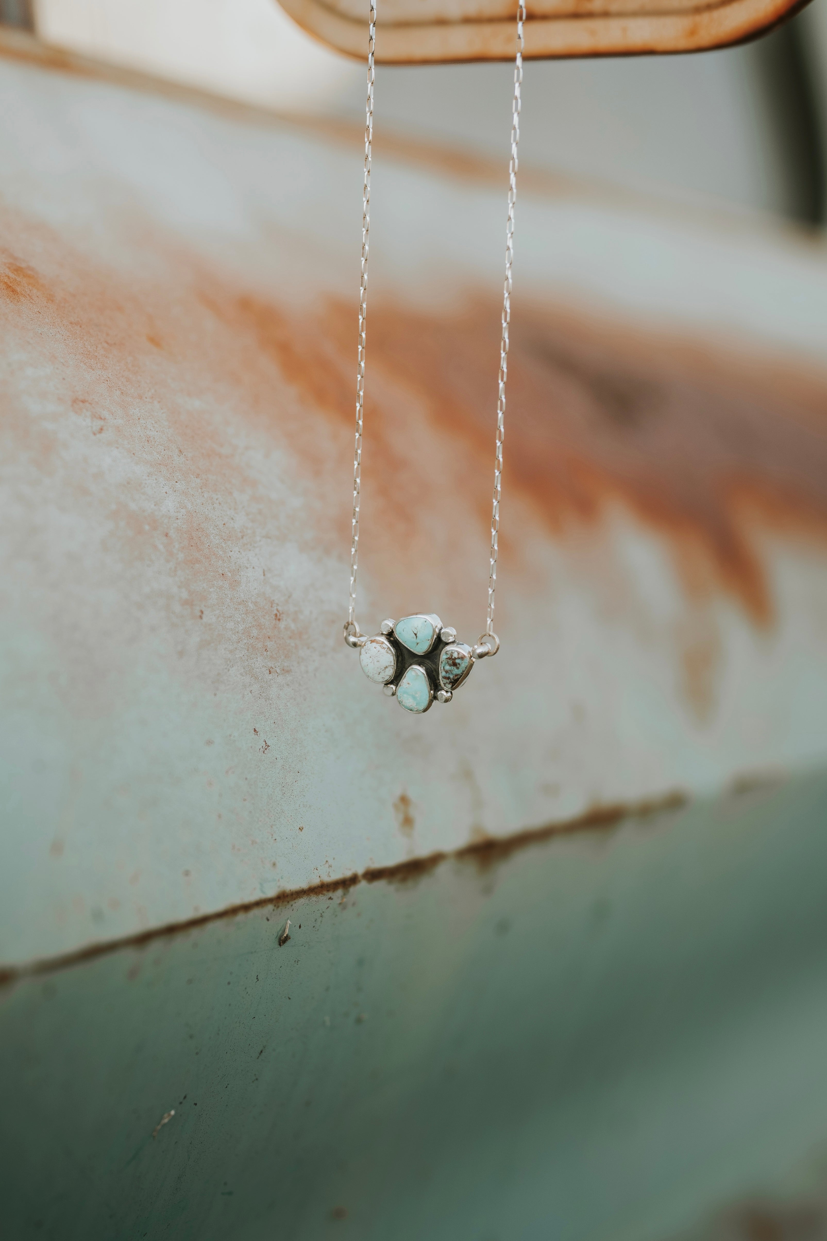 Natural Dry Creek Cluster Necklace