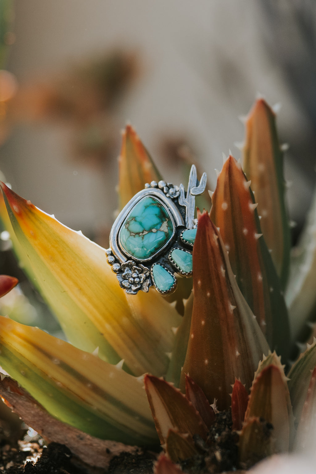 Royston & Lone Mtn Desert Bloom Ring