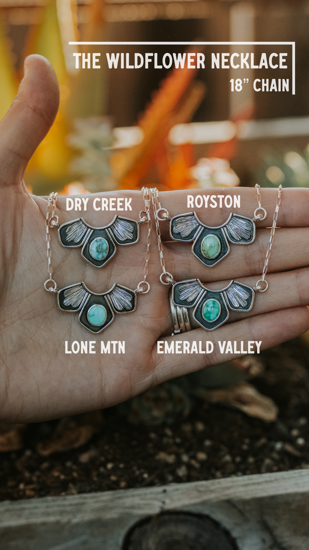 Wildflower Necklaces